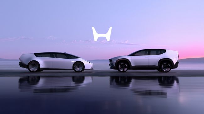 Honda在CES 2025展出全球首發的Honda 0 Saloon 和Honda 0 SUV原型車
