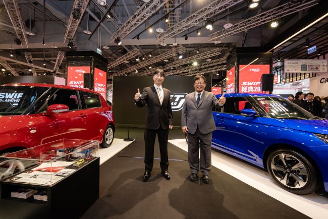 慶祝Suzuki Swift在台20週年，四世代Swift集結登台展出 2025年式Jimny驚喜回歸，e Vitara 於2026台北車展現身