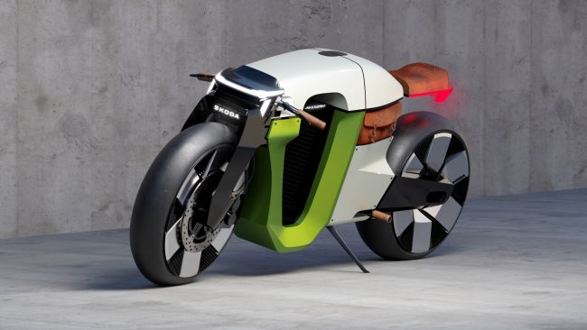 【Škoda 回顧經典，再創新潮-推出概念電動機車Concept Slavia B】