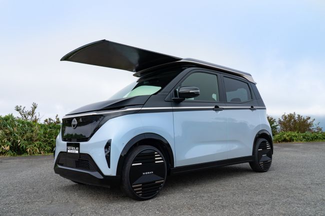 【走到哪充到哪！Nissan 為K-Car銷量王Sakura帶來可伸縮太陽能充電版Ao-Solar extender，日本移動展正式亮相！】