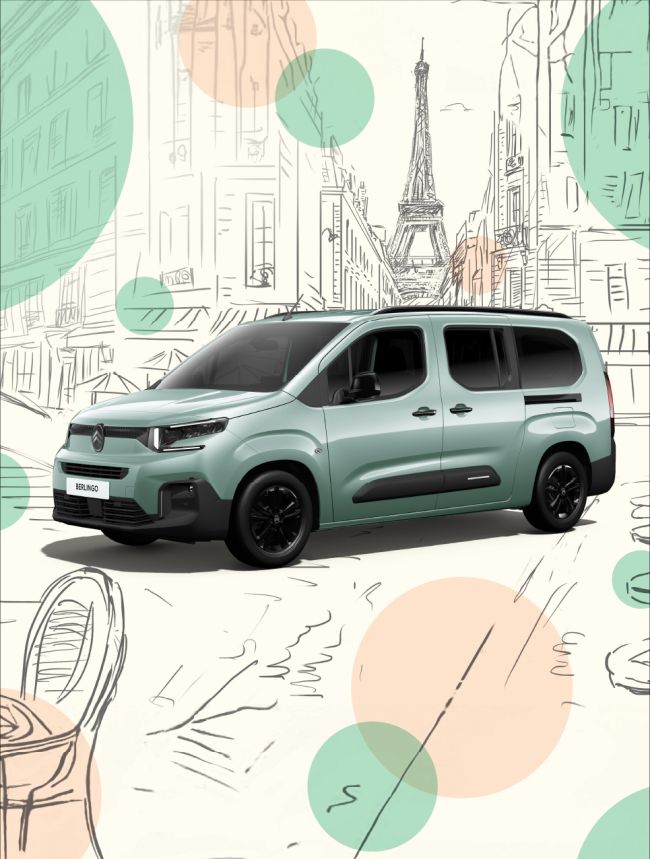 搶手的來了,限量 50 台! 「日本 · 台灣」市場專屬。限定 + 限量版正式亮相! CITROËN BERLINGO「清新綠」限定車款,本週末全台展示中心限量登場 賞車享法朋甜點、試乘再送 CITR