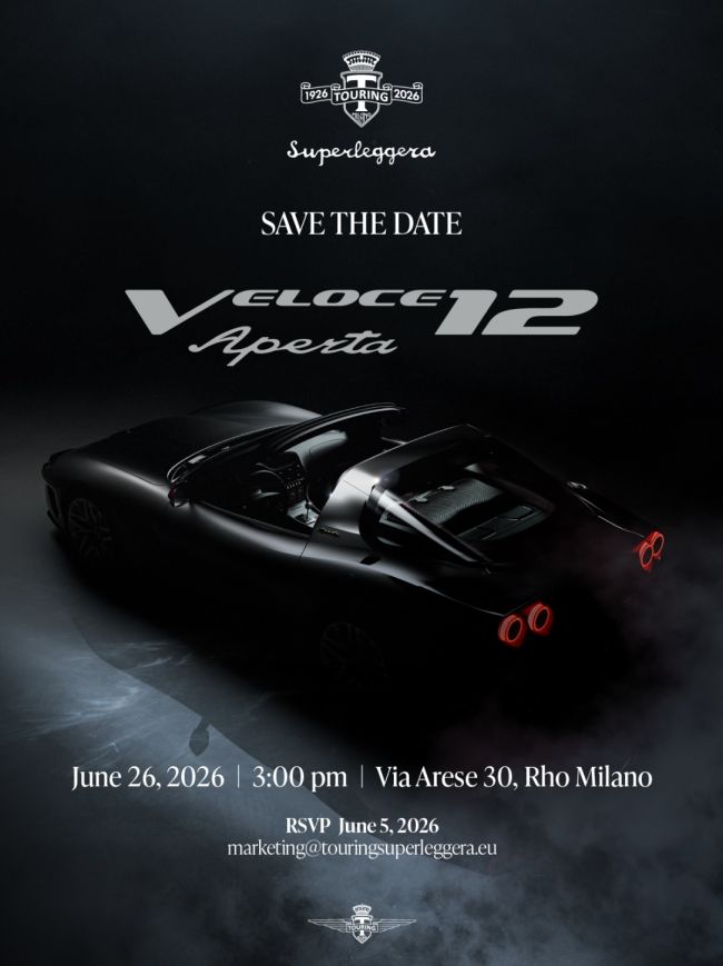 絕美續作 期許下個百年 Carrozzeria Touring Superleggera Veloce12 Aperta 六月降臨
