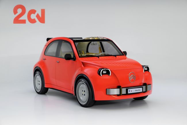 【拒絕『長大』！Citroen 2CV 純電復活 打造A級距小車敞篷新滋味！】