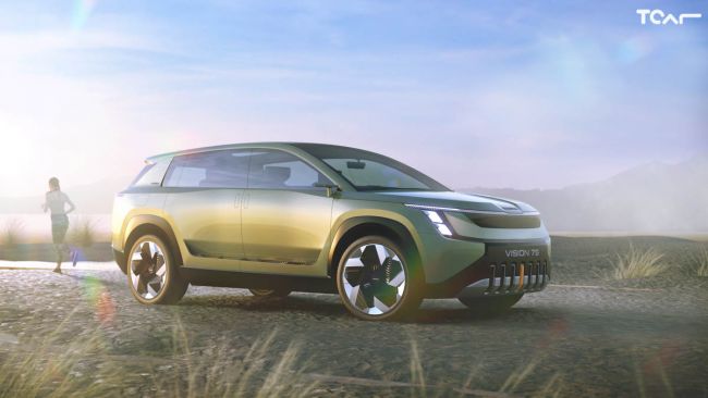 2030 SKODA 燃油/電動計畫 VISION 7S首度全曝光