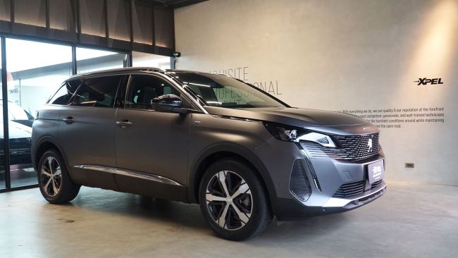 德哥座駕Peugeot 5008抗熱、防護鎧甲全上身 XPEL X2 Plus奈米陶瓷隔熱紙、Lux Matte車漆保護膜