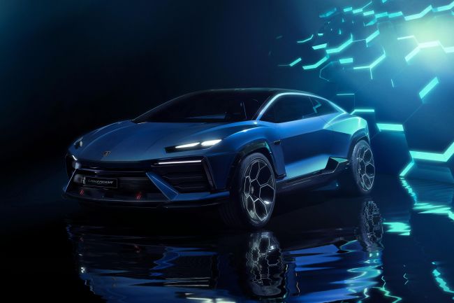 Lamborghini展示未來純電動超級跑車Lanzador GT