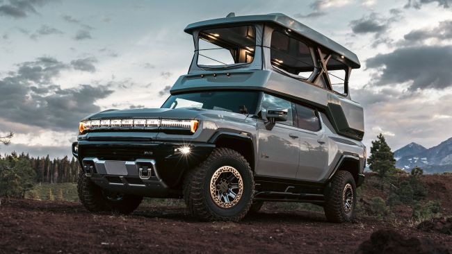 改為純電又如何 不只可拓荒 還可逍遙野營去的GMC Hummer EV EarthCruiser