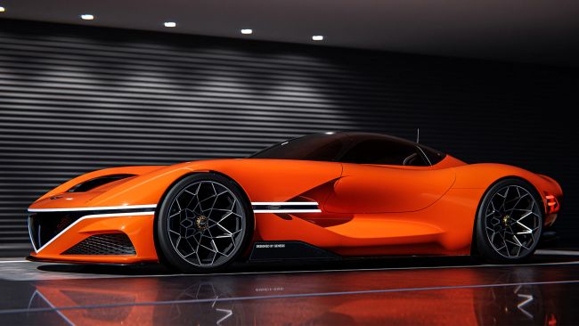 僅存於數位的橘色倩影 Genesis X Gran Berlinetta Vision Gran Turismo