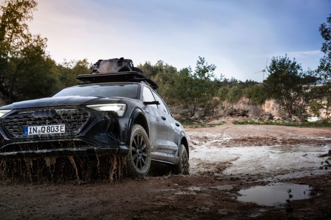紀念電動科技成功征服荒野 Audi Q8 e-tron edition Dakar